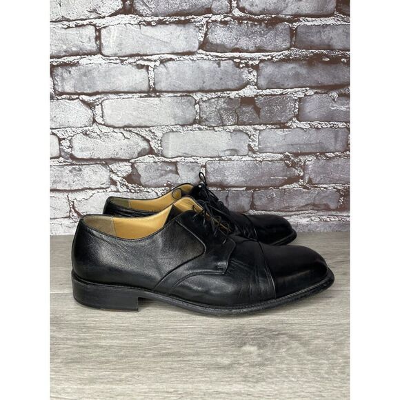 Bally Sailor Black Leather Oxfords Lace Up Dress Shoes Men’s Sz 10.5D US/44EU main image 10